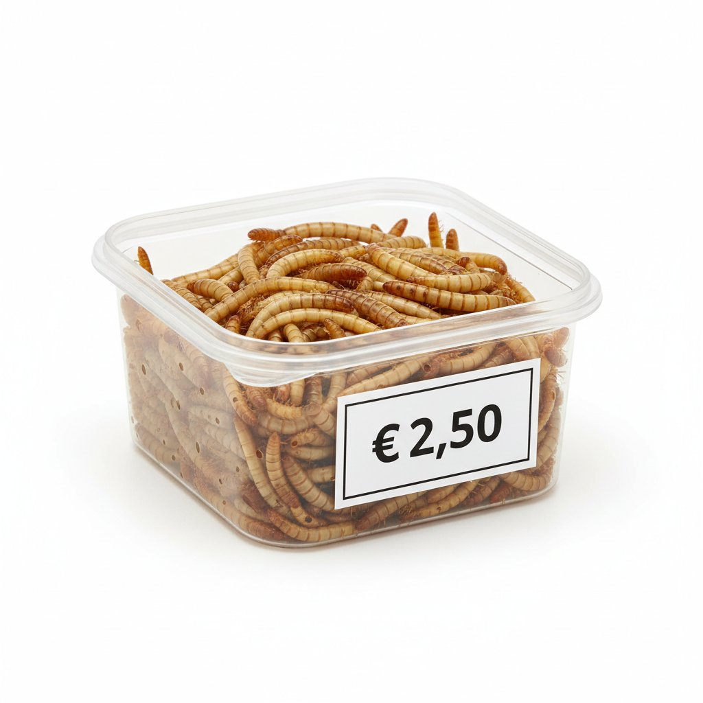 100 gram levende meelwormen